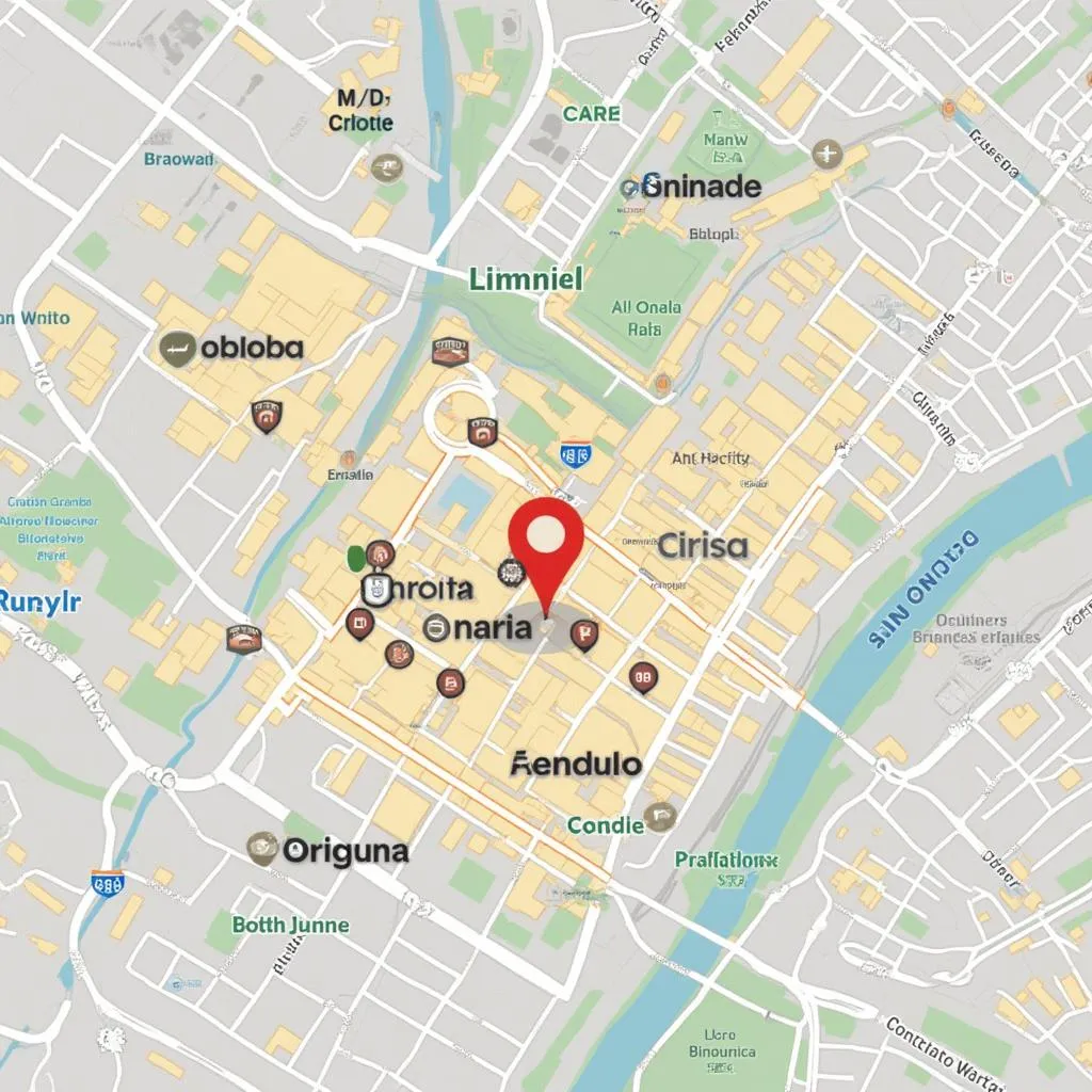Mapa de ubicación de nuestras oficinas en Bogotá